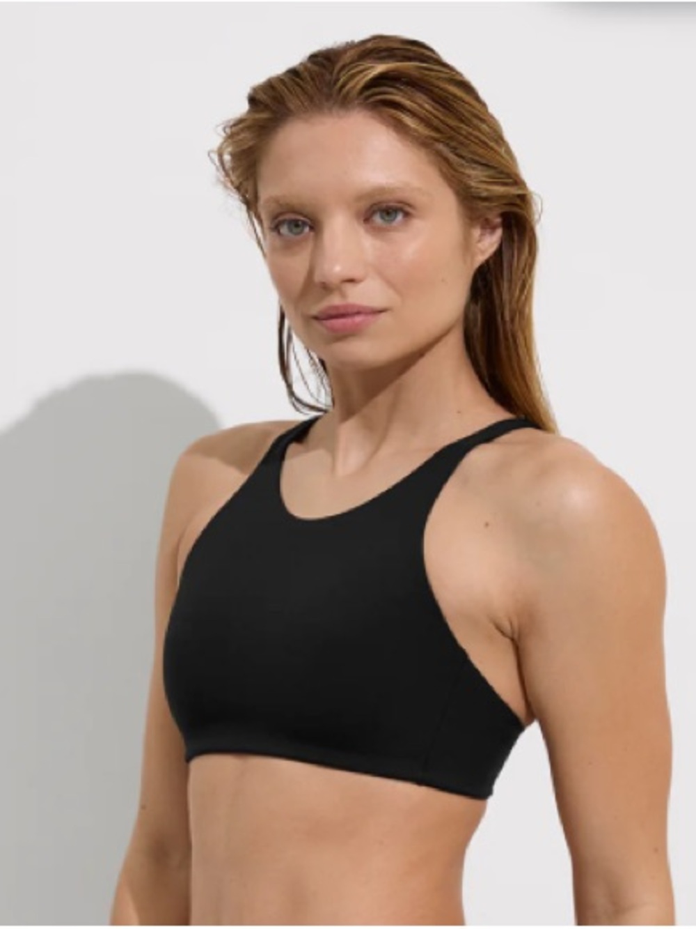 Left On Friday Black Scoop-Neck Two-Piece Bikini